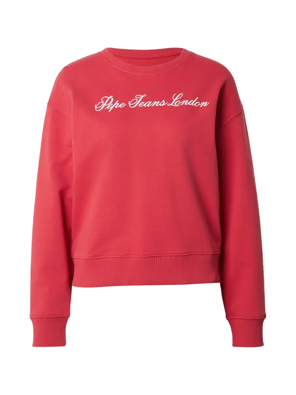 Pepe Jeans Pepe Jeans Sweater majica  roza / bijela