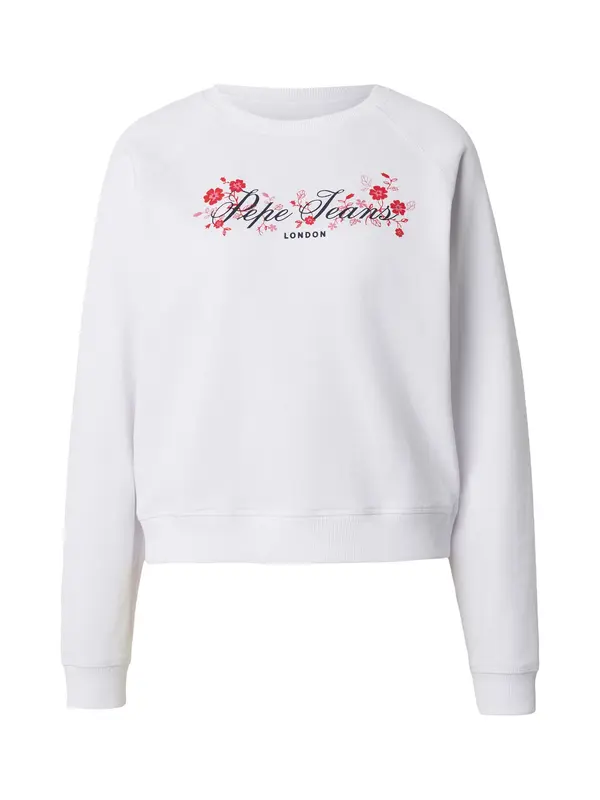 Pepe Jeans Pepe Jeans Sweater majica  roza / trešnja crvena / crna / bijela
