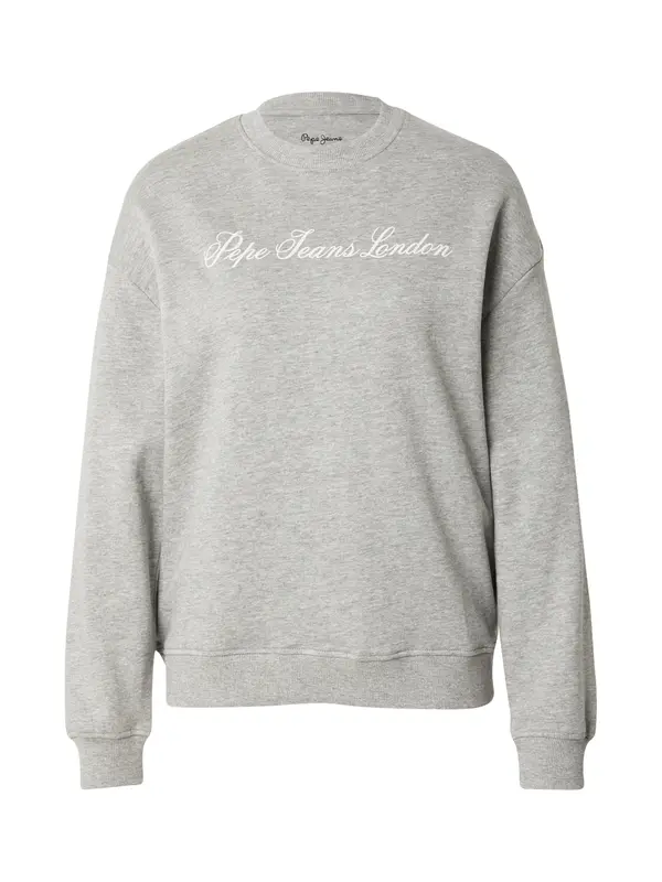 Pepe Jeans Pepe Jeans Sweater majica  siva melange / bijela