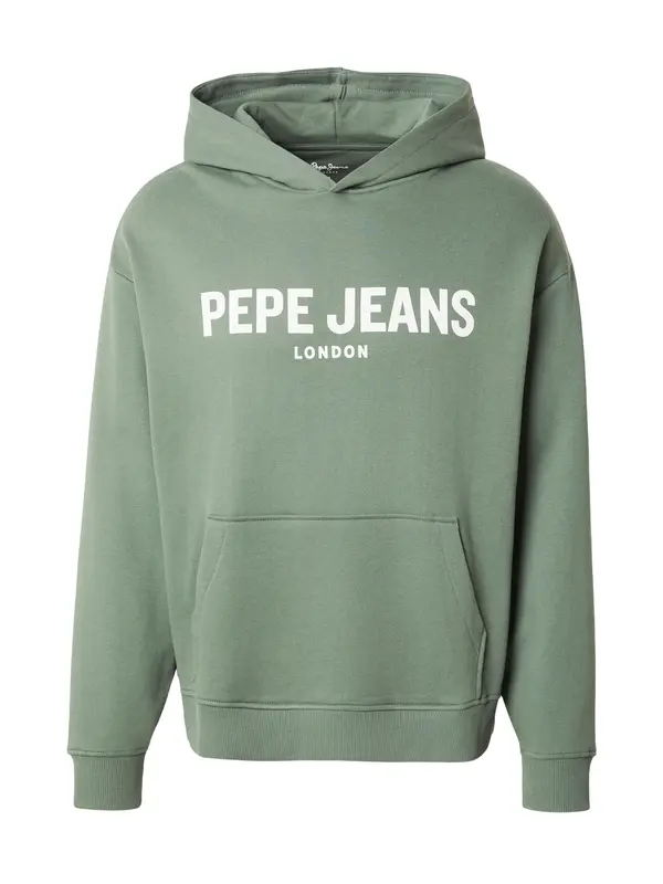Pepe Jeans Pepe Jeans Sweater majica  zelena / bijela