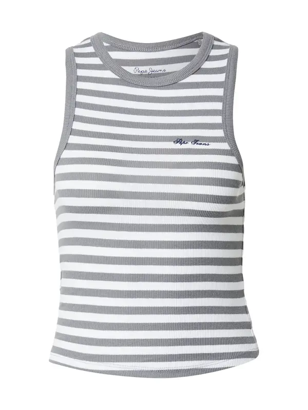 Pepe Jeans Pepe Jeans Top  siva / bijela