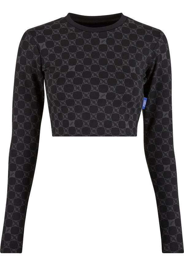 Pequs Pequs Majica 'Aether'  siva / crna