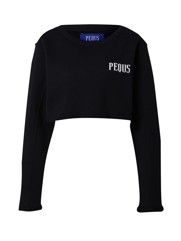 Pequs Pequs Sweater majica  crna / bijela