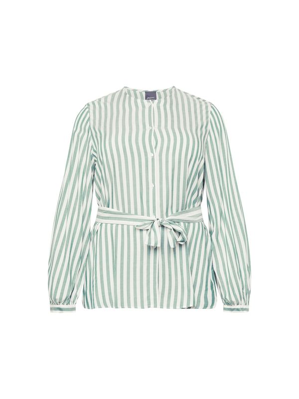 Persona by Marina Rinaldi Persona by Marina Rinaldi Bluza 'BAIO'  svijetlozelena / bijela