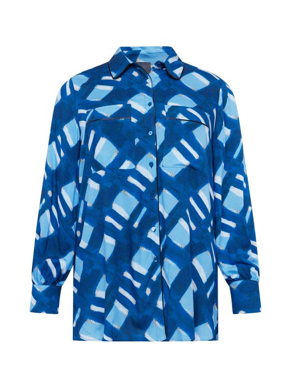 Persona by Marina Rinaldi Persona by Marina Rinaldi Bluza 'GALLIA'  plava / svijetloplava / bijela