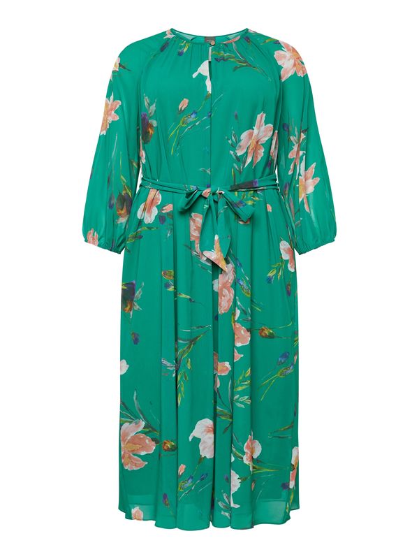 Persona by Marina Rinaldi Persona by Marina Rinaldi Haljina 'DANAE'  sivkasto zelena / travnato zelena / ljubičasto plava / breskva