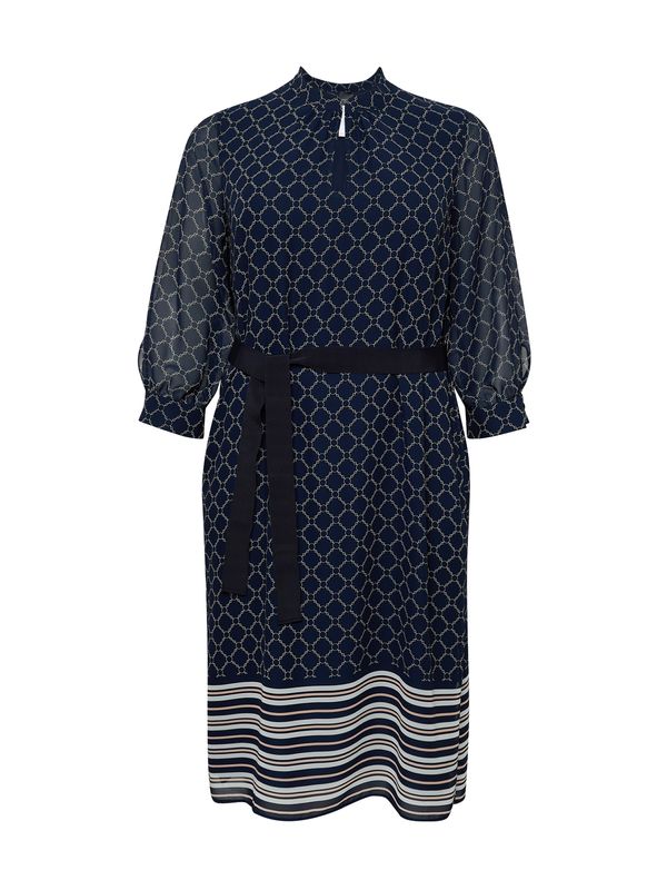 Persona by Marina Rinaldi Persona by Marina Rinaldi Košulja haljina 'DARIA'  mornarsko plava / opal / bijela