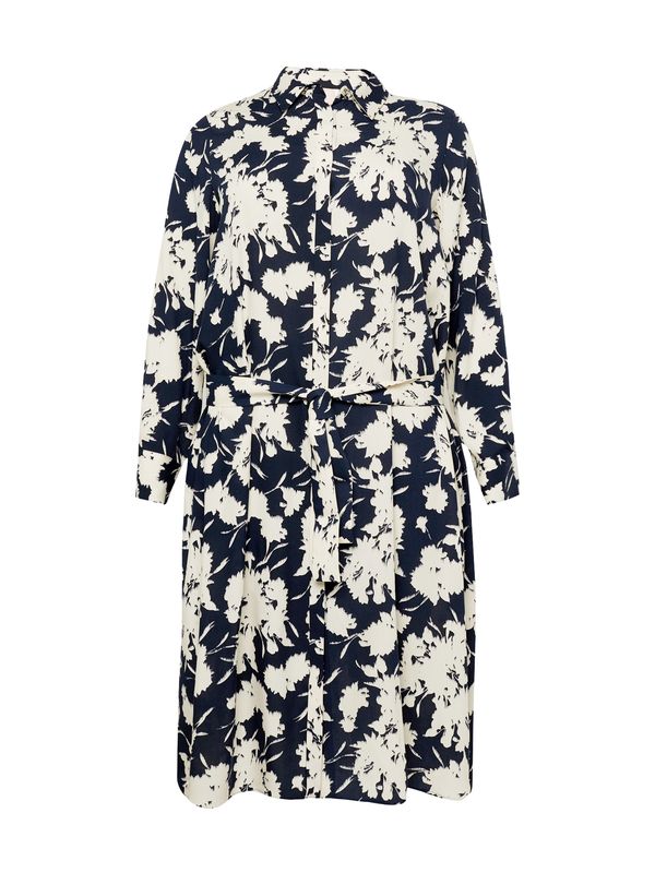 Persona by Marina Rinaldi Persona by Marina Rinaldi Košulja haljina 'DONNA'  mornarsko plava / bijela