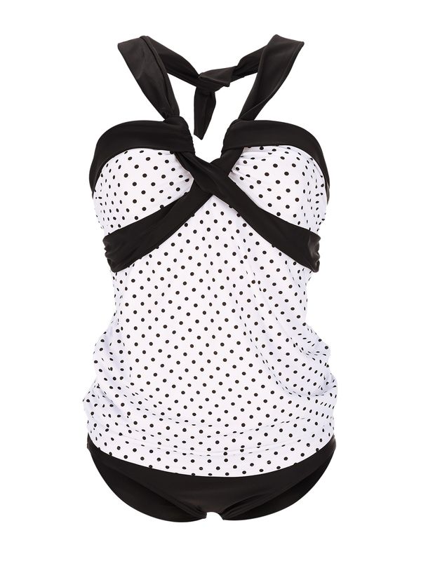 petit amour petit amour Tankini 'AMELIE'  crna / bijela