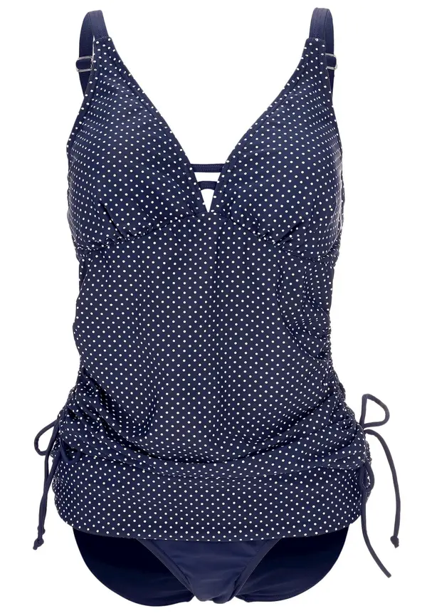 petit amour petit amour Tankini 'AVA'  mornarsko plava / bijela