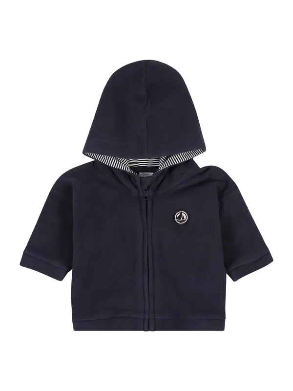PETIT BATEAU PETIT BATEAU Flis jakna  mornarsko plava / prljavo bijela