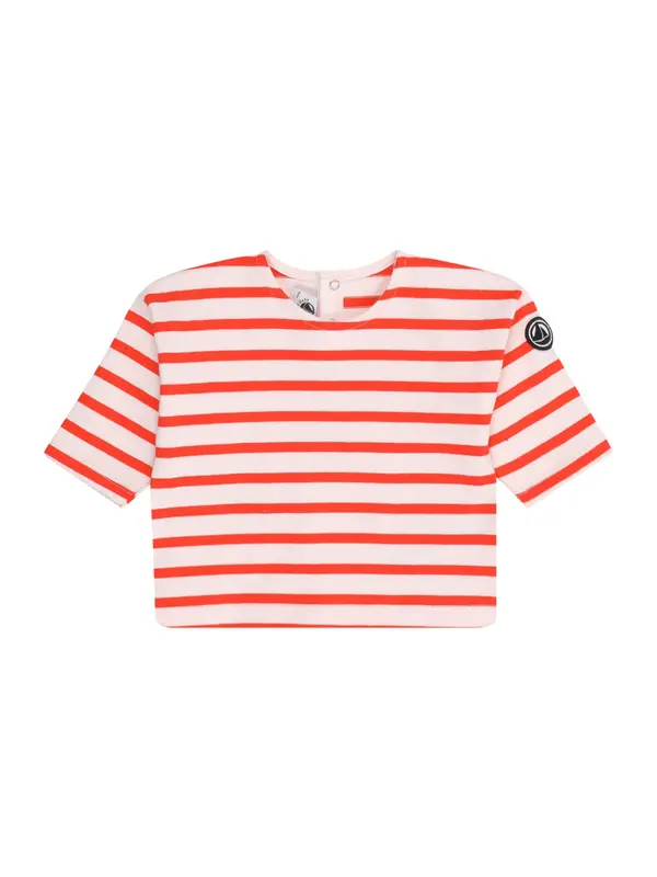 PETIT BATEAU PETIT BATEAU Majica  ciglasto crvena / roza / crna