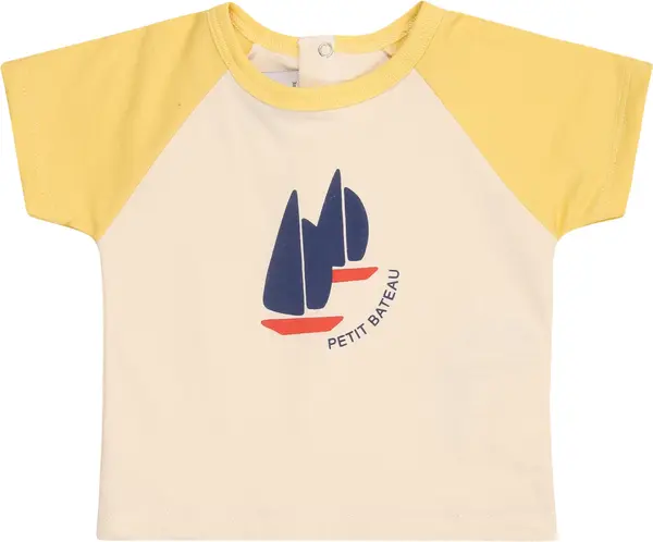 PETIT BATEAU PETIT BATEAU Majica  mornarsko plava / limun / pastelno žuta / crvena