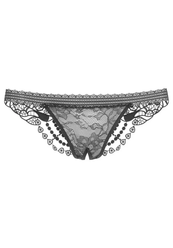 PETITE FLEUR GOLD PETITE FLEUR GOLD Donje rublje s prorezom  crna