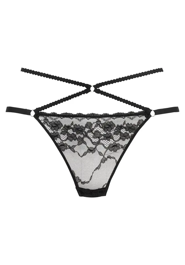 PETITE FLEUR GOLD PETITE FLEUR GOLD Tanga gaćice  crna