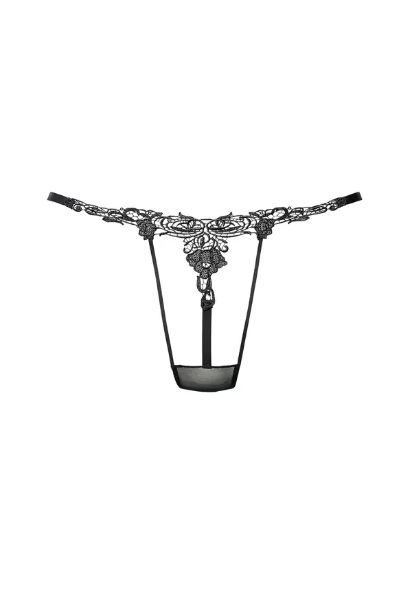 PETITE FLEUR GOLD PETITE FLEUR GOLD Tanga gaćice  crna