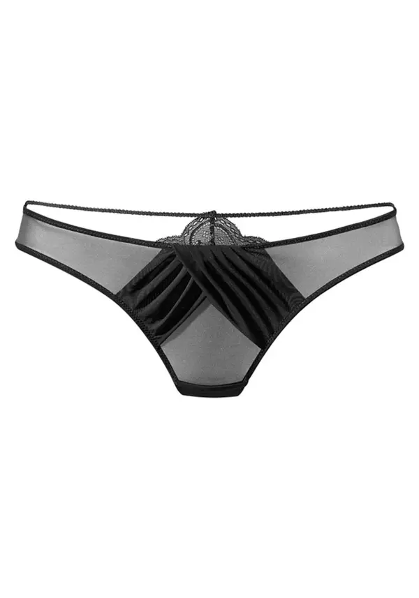 PETITE FLEUR GOLD PETITE FLEUR GOLD Tanga gaćice  crna