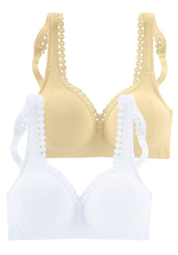 PETITE FLEUR PETITE FLEUR Grudnjak  bež / bijela