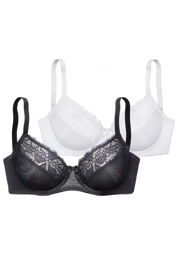 PETITE FLEUR PETITE FLEUR Grudnjak  crna / bijela