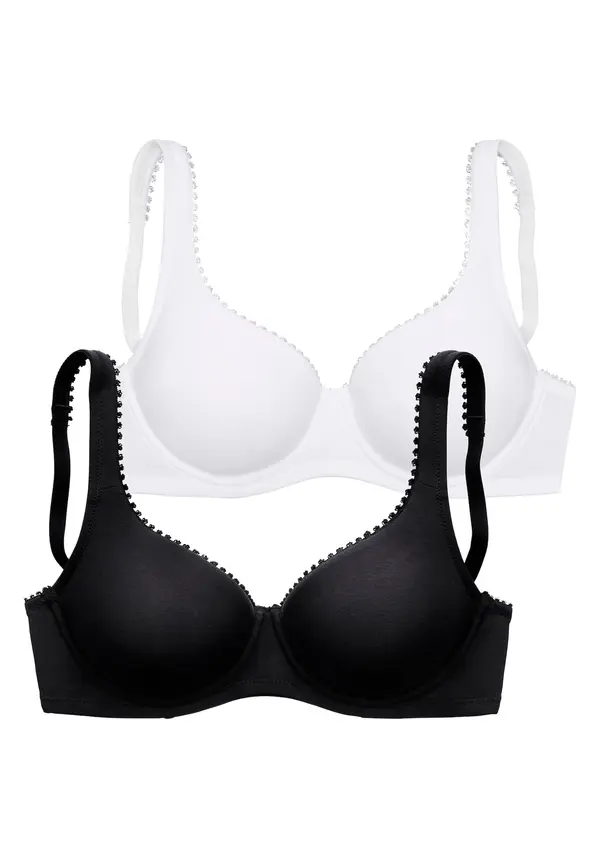 PETITE FLEUR PETITE FLEUR Grudnjak  crna / bijela