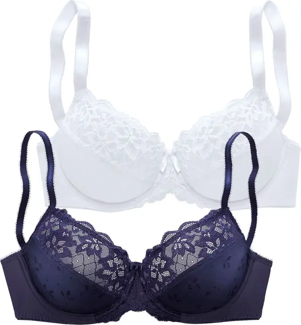 PETITE FLEUR PETITE FLEUR Grudnjak  morsko plava / bijela