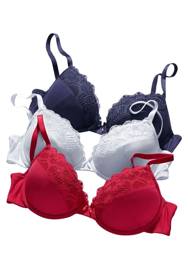 PETITE FLEUR PETITE FLEUR Grudnjak  tamno plava / crvena / bijela