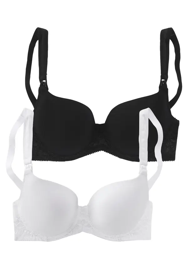 PETITE FLEUR PETITE FLEUR Grudnjak za dojenje  crna / bijela