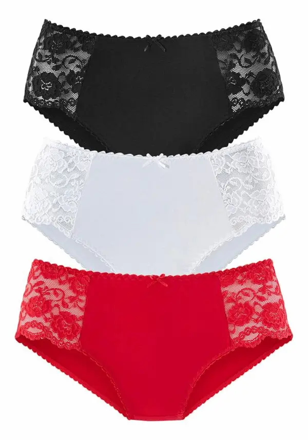 PETITE FLEUR PETITE FLEUR Hipster gaćice  crvena / crna / bijela