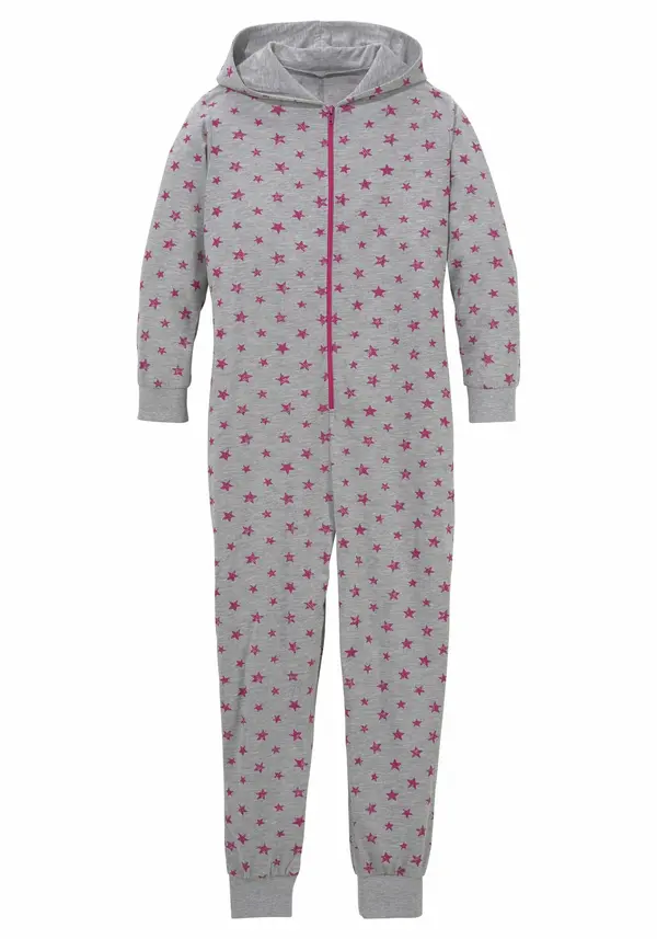 Petite Fleur Kids Petite Fleur Kids Pidžama set  siva / tamno roza