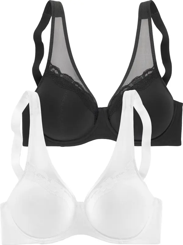 PETITE FLEUR PETITE FLEUR Minimizer grudnjak  crna / bijela