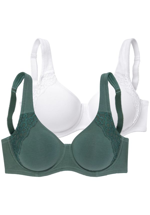 PETITE FLEUR PETITE FLEUR Minimizer grudnjak  kraljevski zelena / bijela