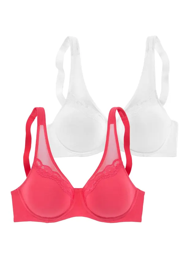 PETITE FLEUR PETITE FLEUR Minimizer grudnjak  ružičasta / bijela