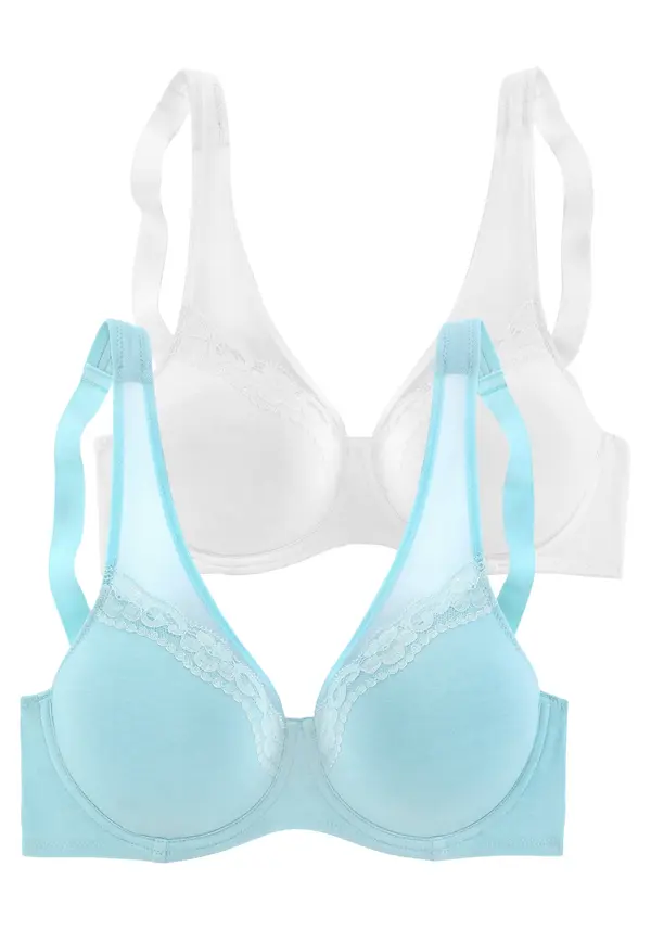 PETITE FLEUR PETITE FLEUR Minimizer grudnjak  svijetloplava / bijela