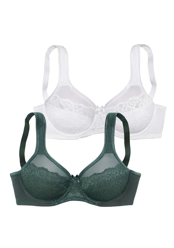 PETITE FLEUR PETITE FLEUR Minimizer grudnjak  zelena / bijela