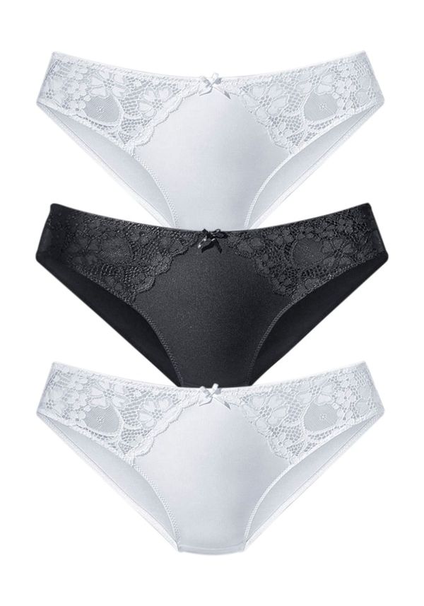 PETITE FLEUR PETITE FLEUR Slip  crna / bijela