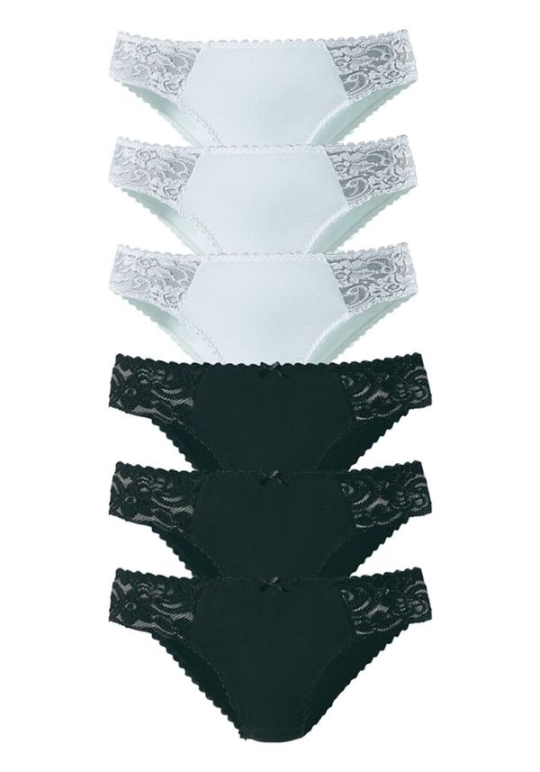 PETITE FLEUR PETITE FLEUR Slip  crna / bijela