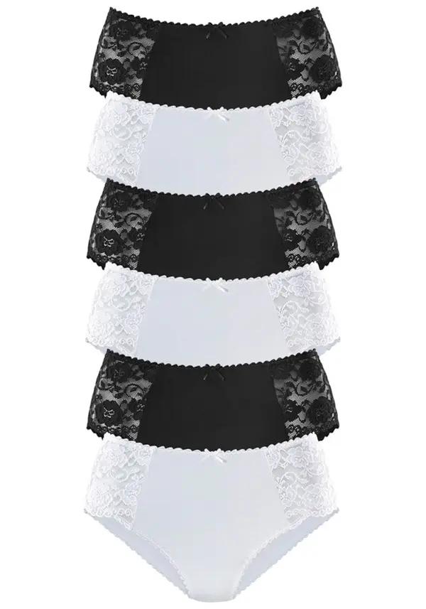 PETITE FLEUR PETITE FLEUR Slip  crna / bijela