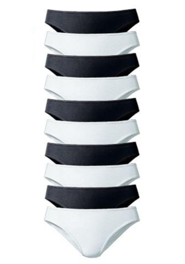 PETITE FLEUR PETITE FLEUR Slip  crna / bijela