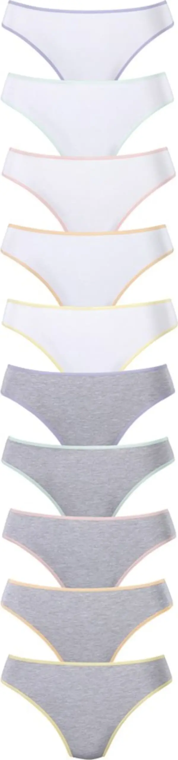 PETITE FLEUR PETITE FLEUR Tanga gaćice  siva / bijela