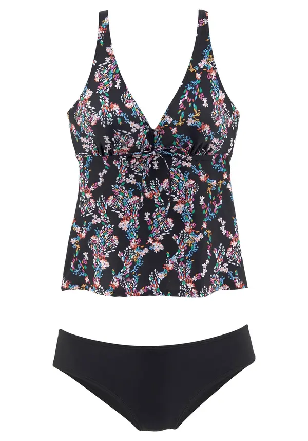 PETITE FLEUR PETITE FLEUR Tankini  miks boja / crna