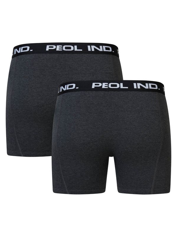 Petrol Industries Petrol Industries Bokserice  siva melange / crna / bijela