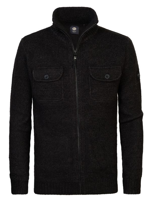 Petrol Industries Petrol Industries Kardigan 'Sitka'  crna melange