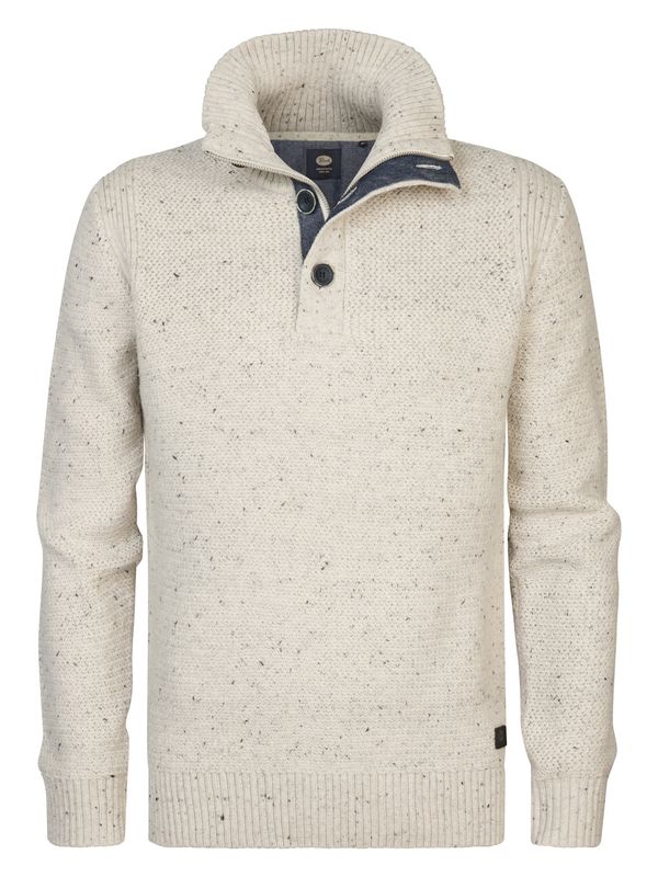 Petrol Industries Petrol Industries Pulover 'King'  boja pijeska / morsko plava