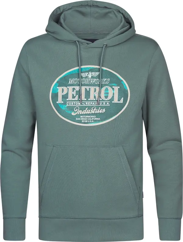 Petrol Industries Petrol Industries Sweater majica  bež / tirkiz / zelena / svijetlozelena