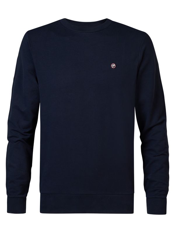 Petrol Industries Petrol Industries Sweater majica  noćno plava / crvena / prljavo bijela