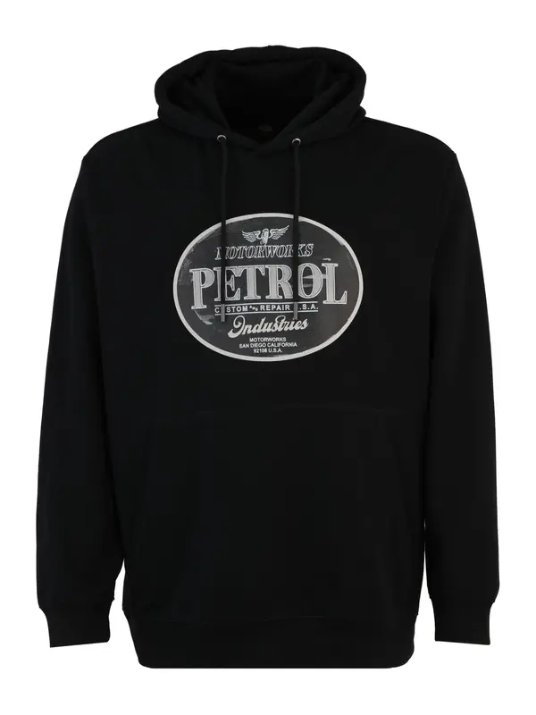Petrol Industries Petrol Industries Sweater majica  siva / tamo siva / crna
