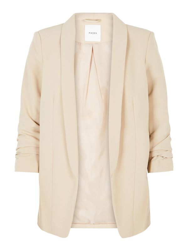 PIECES PIECES Blejzer 'PCBOSELLA'  ecru/prljavo bijela
