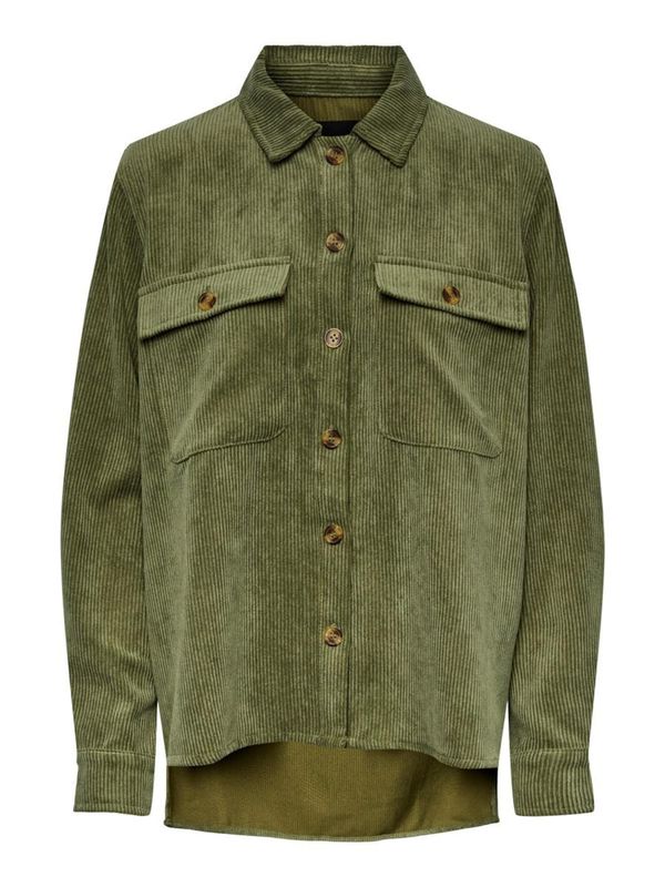 PIECES PIECES Bluza 'Effi'  maslinasta