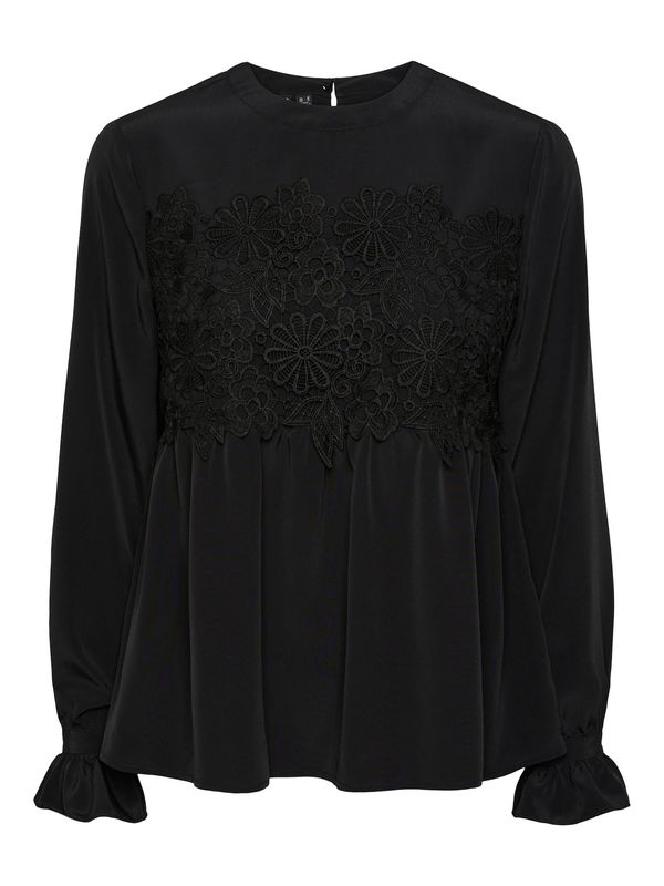 PIECES PIECES Bluza 'FANA'  crna