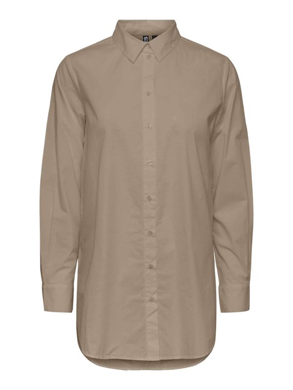 PIECES PIECES Bluza 'Jiva'  tamno bež